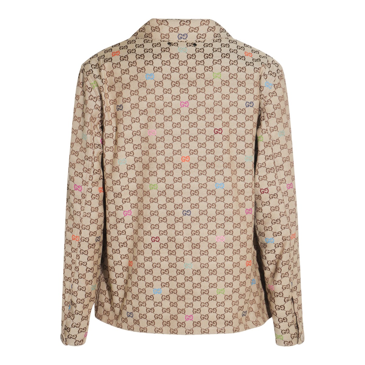 BEIGE COTTON CASUAL JACKET