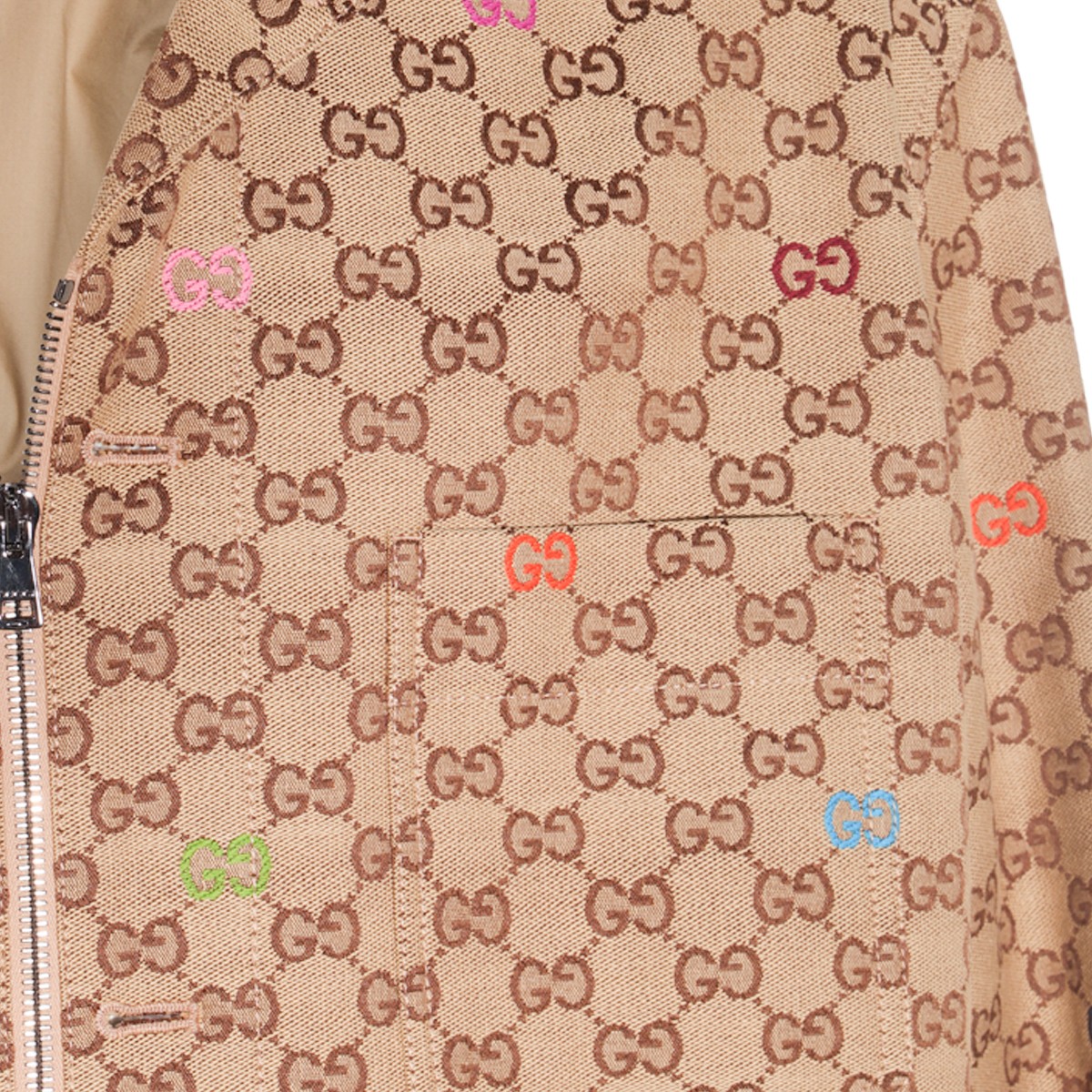 BEIGE COTTON CASUAL JACKET