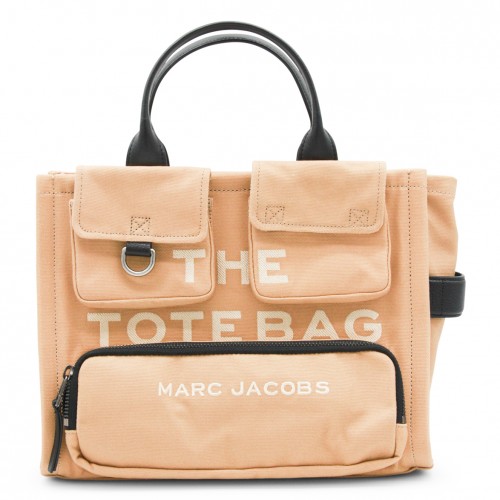 BEIGE COTTON THE MEDIUM TOTE