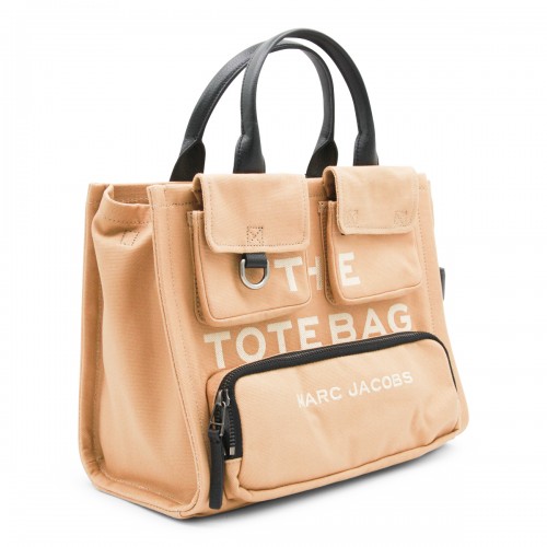 BEIGE COTTON THE MEDIUM TOTE