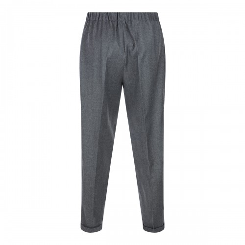 GREY WOOL ROSALBA PANTS