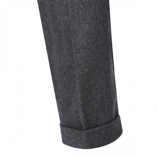 GREY WOOL ROSALBA PANTS