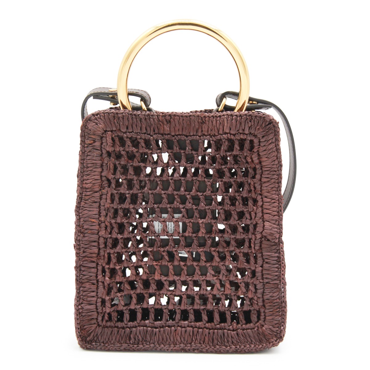 BROWN RAFFIA TOTES