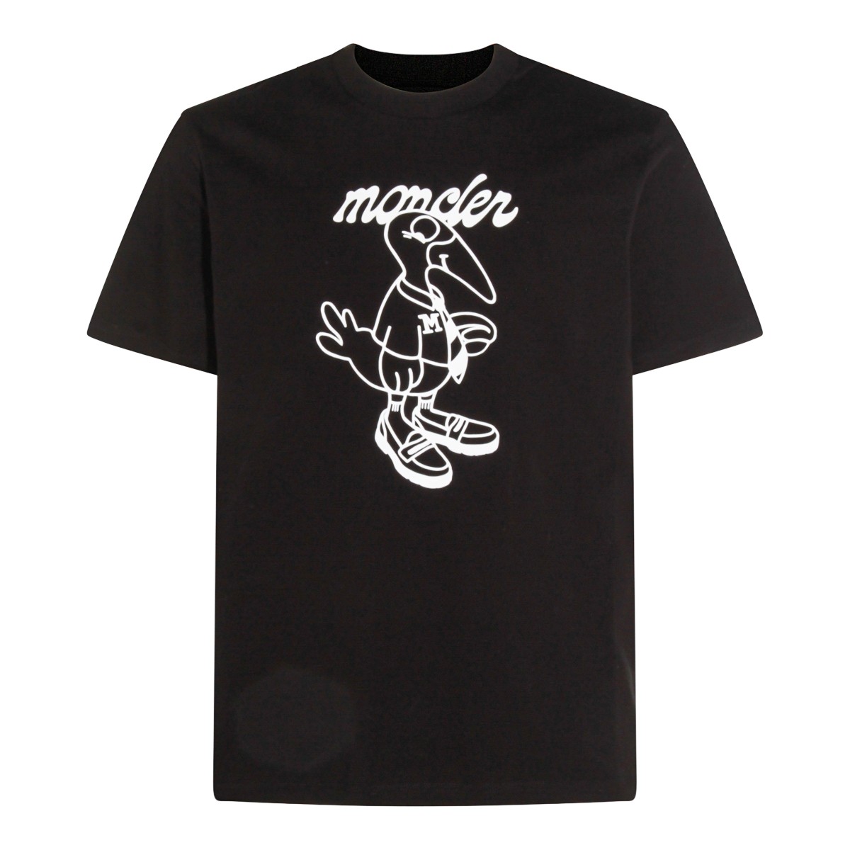 BLACK COTTON T-SHIRT
