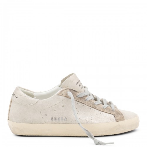 BEIGE LEATHER SUPER STAR...