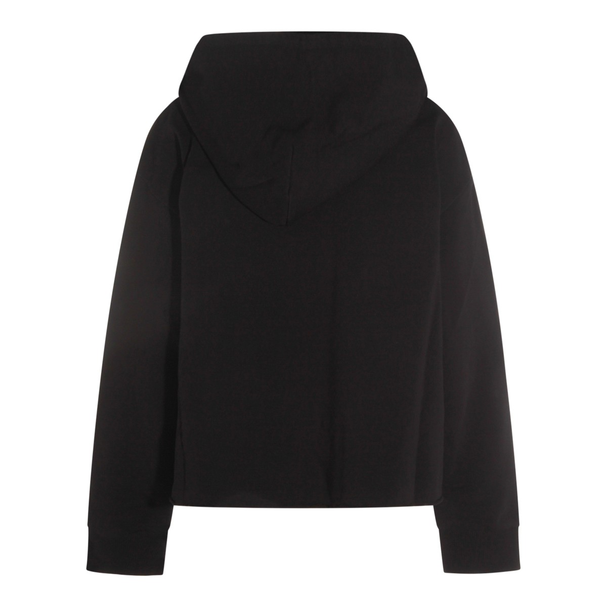 BLACK COTTON SWEATSHIRT