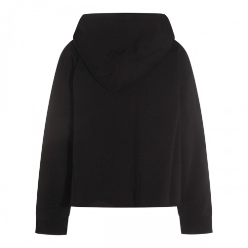 BLACK COTTON SWEATSHIRT