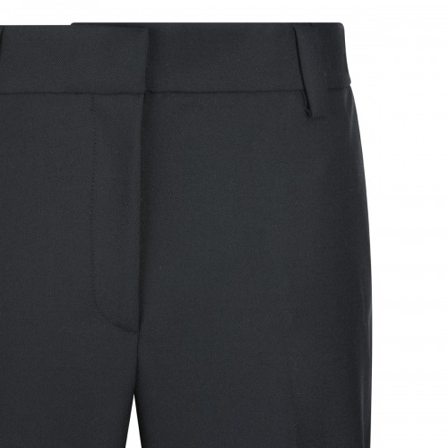 BLACK WOOL SAVONA PANTS
