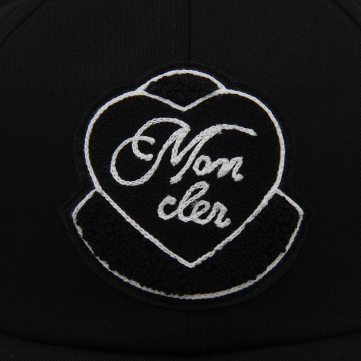 BLACK WOOL BASEBALL CAP