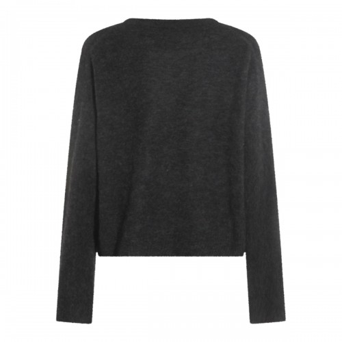 DARK GREY WOOL KNITWEAR 2