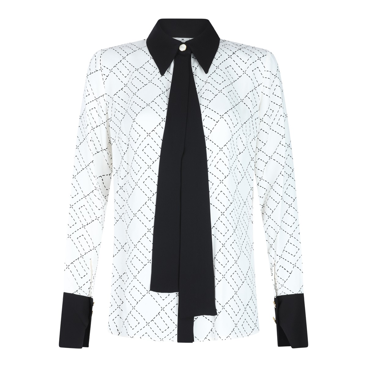 WHITE AND BLACK SHIRT