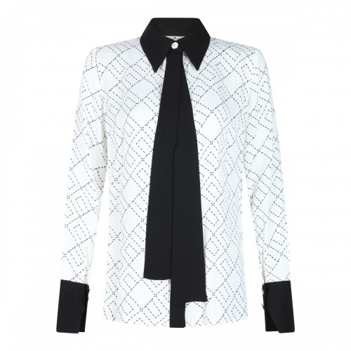 WHITE AND BLACK SHIRT