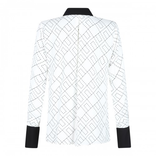 WHITE AND BLACK SHIRT