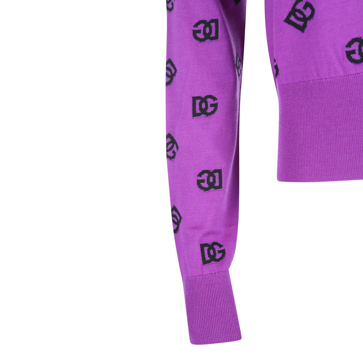 PURPLE WOOL KNITWEAR