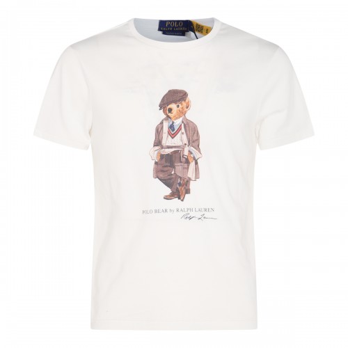 WHITE COTTON T-SHIRT