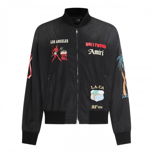 BLACK COTTON CASUAL JACKET