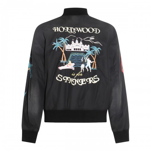 BLACK COTTON CASUAL JACKET 2