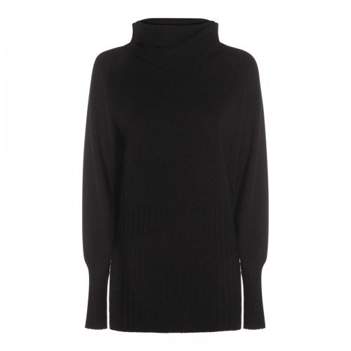 BLACK CASHMERE KNITWEAR