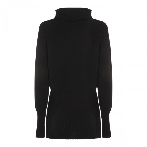 BLACK CASHMERE KNITWEAR