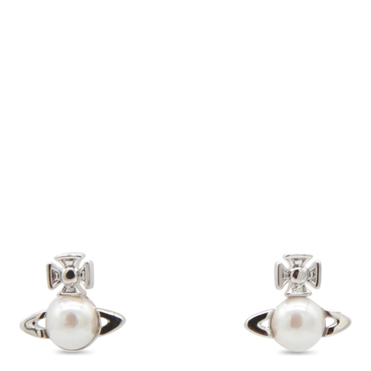 SILVER METAL EARRINGS