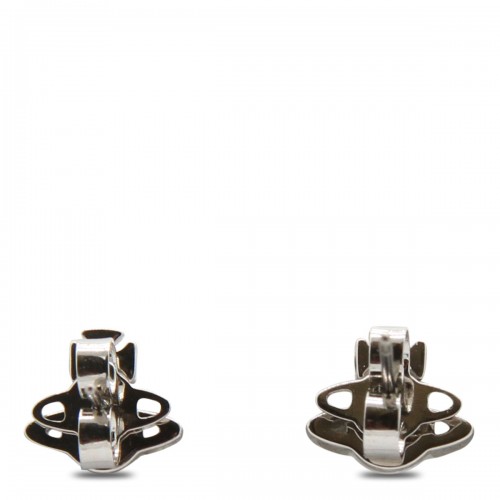 SILVER METAL EARRINGS