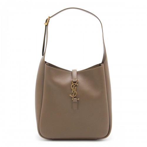 BROWN LEATHER 5 A 7 SMALL TOTES