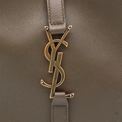 BROWN LEATHER 5 A 7 SMALL TOTES