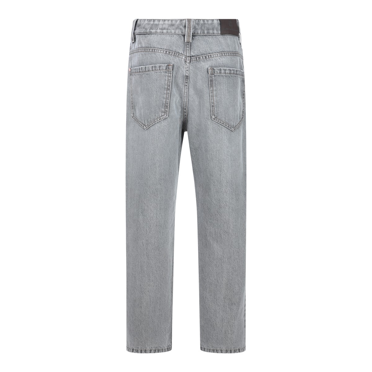 LIGHT GREY COTTON JEANS