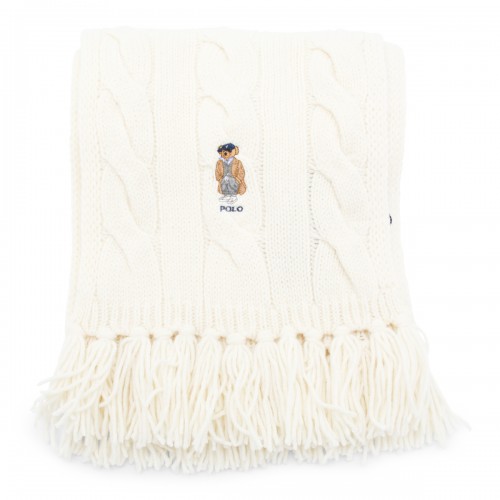 CREAM WOOL SCARF