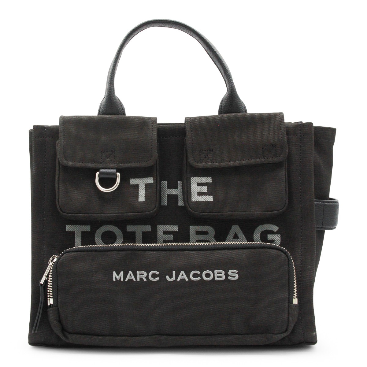 BLACK COTTON THE MEDIUM TOTE
