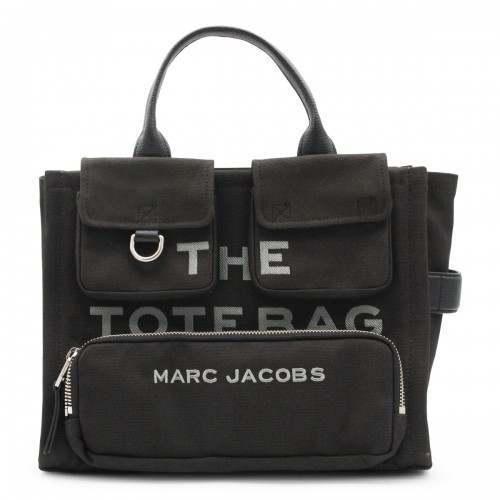 BLACK COTTON THE MEDIUM TOTE