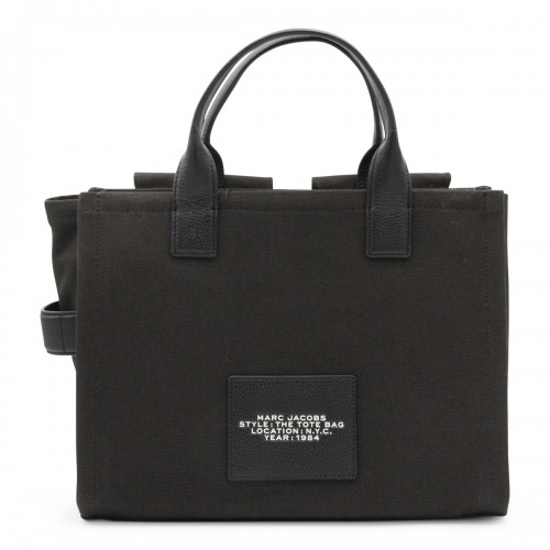 BLACK COTTON THE MEDIUM TOTE
