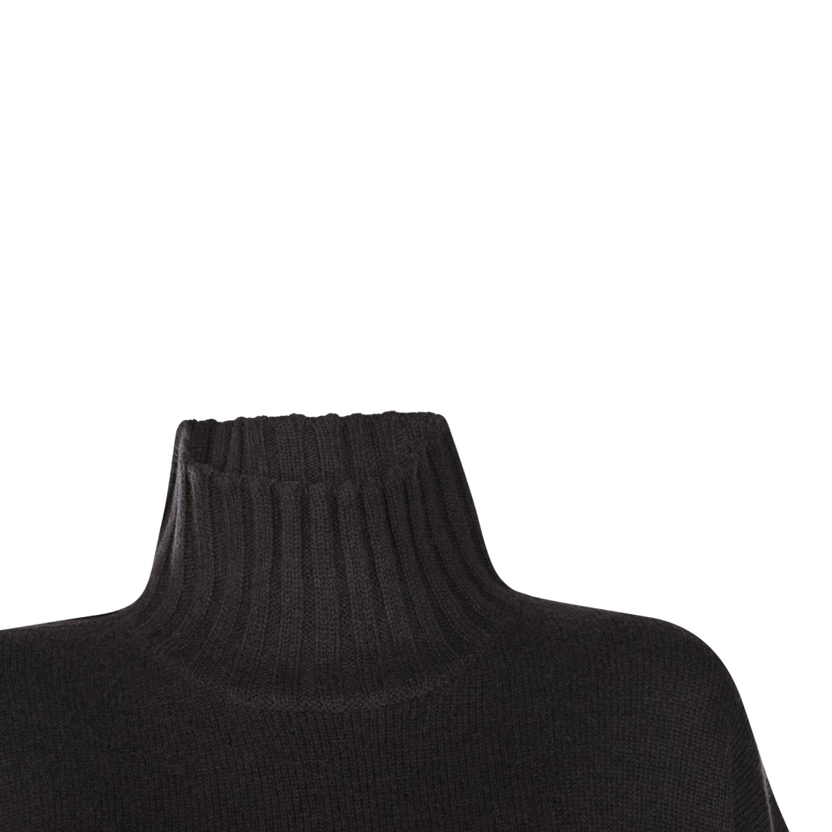 DARK BROWN WOOL PORZIA KNITWEAR