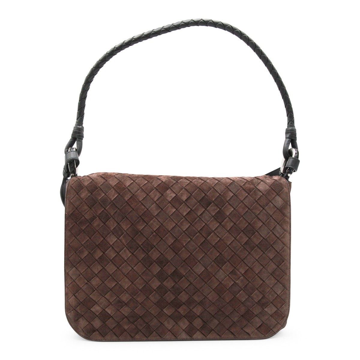 BROWN LEATHER SWING BAG