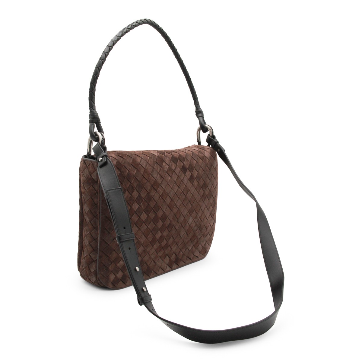 BROWN LEATHER SWING BAG