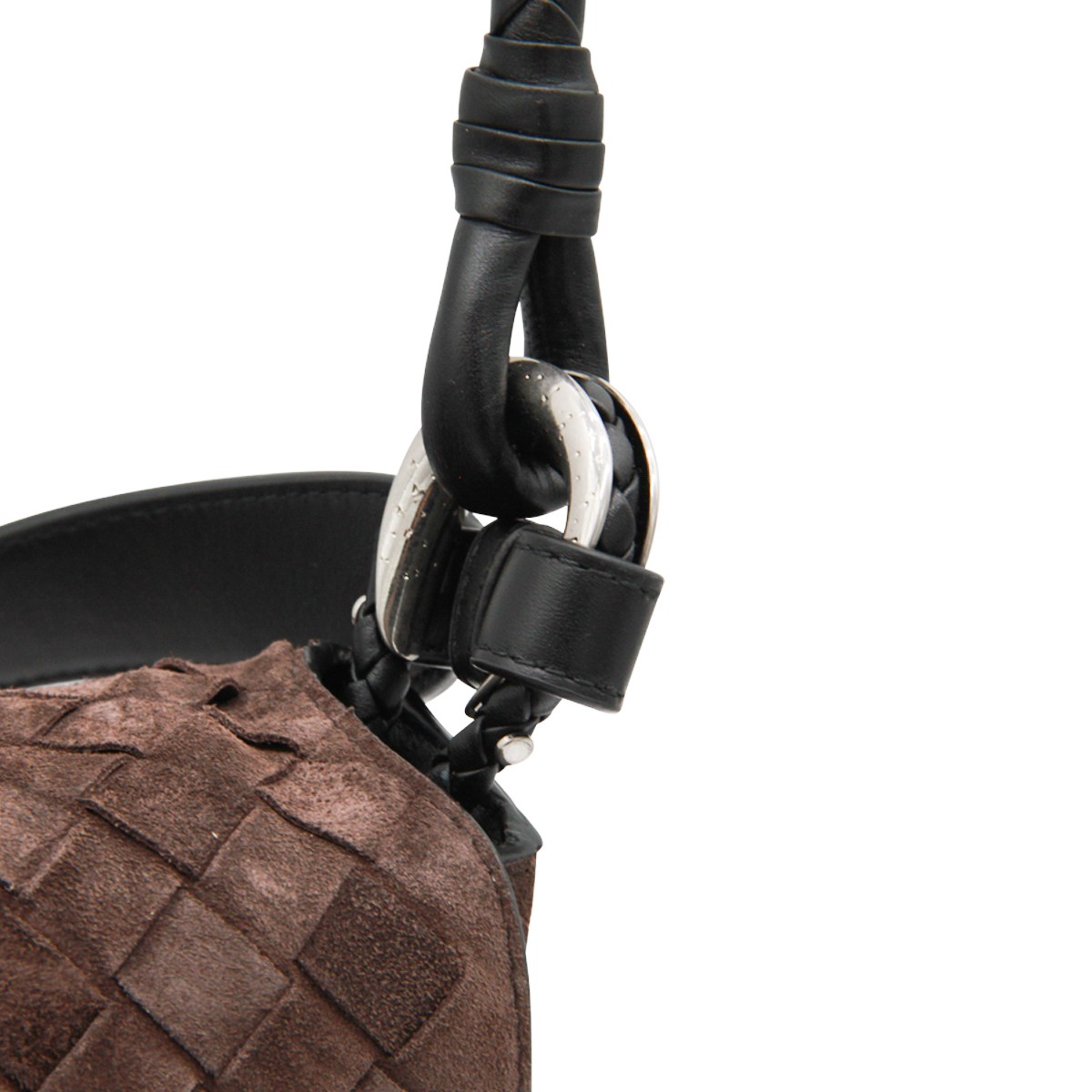 BROWN LEATHER SWING BAG