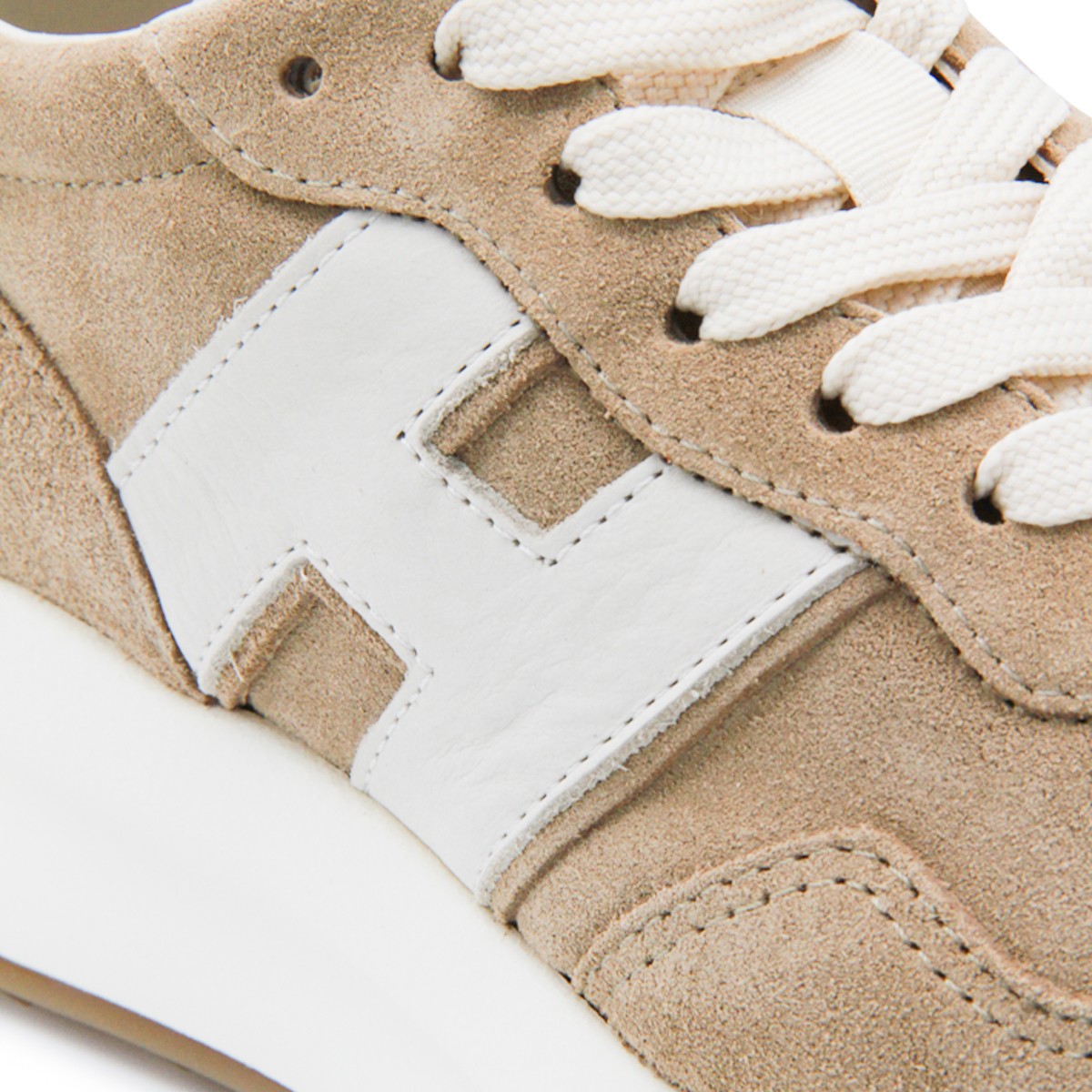 BEIGE LEATHER SNEAKERS BEIGE LEATHER SNEAKERS