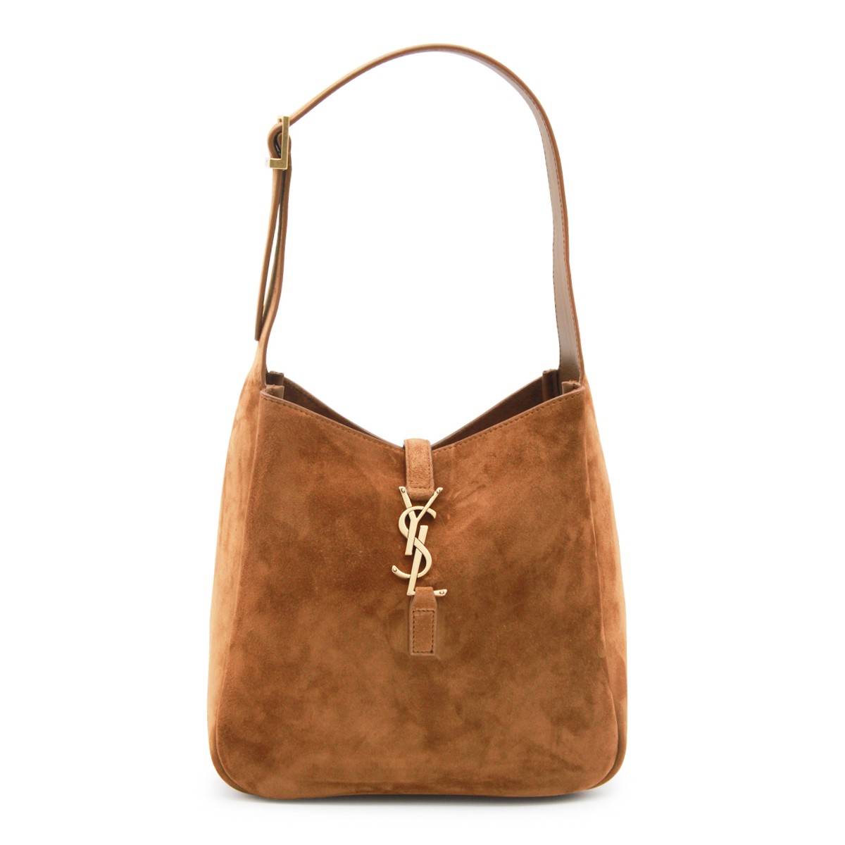 BROWN LEATHER 5 A 7 SMALL TOTES