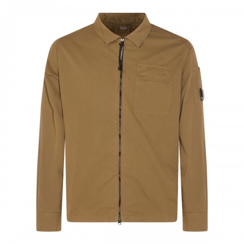 BROWN COTTON SHIRT