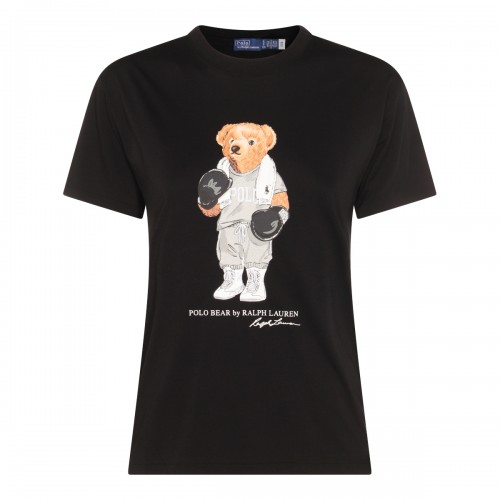 BLACK COTTON T-SHIRT