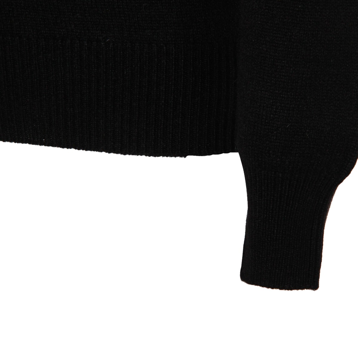 BLACK CASHMERE KNITWEAR