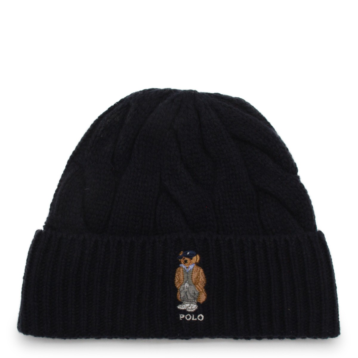 NAVY WOOL BEANIE