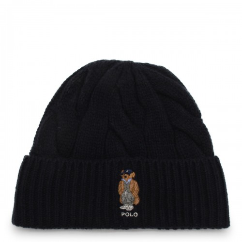 NAVY WOOL BEANIE