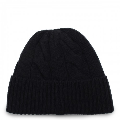NAVY WOOL BEANIE