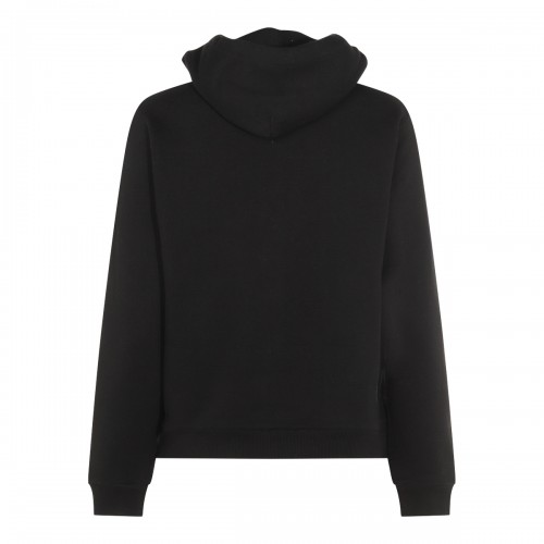 BLACK COTTON SWEATSHIRT