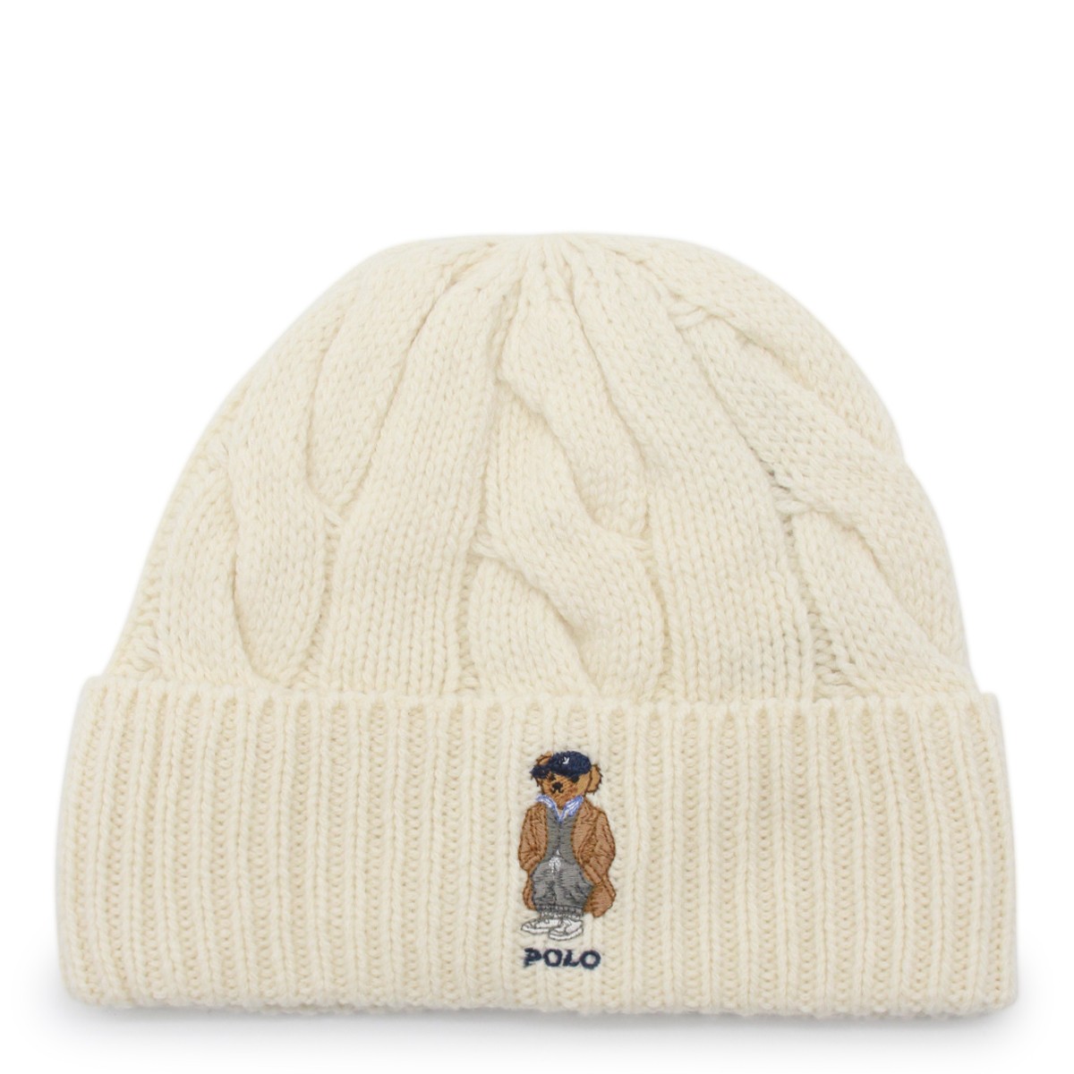 CREAM WOOL BEANIE