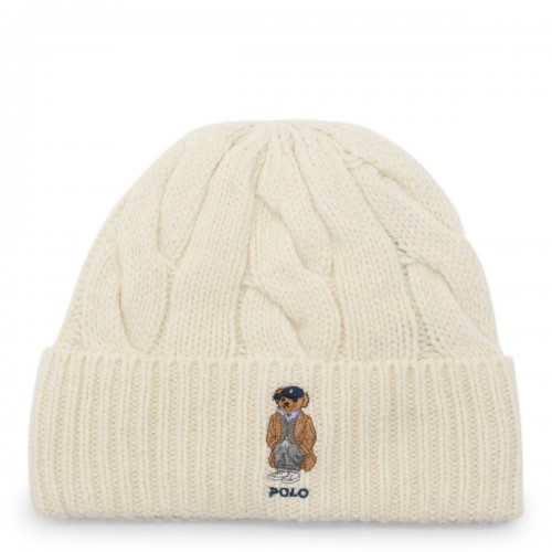 CREAM WOOL BEANIE