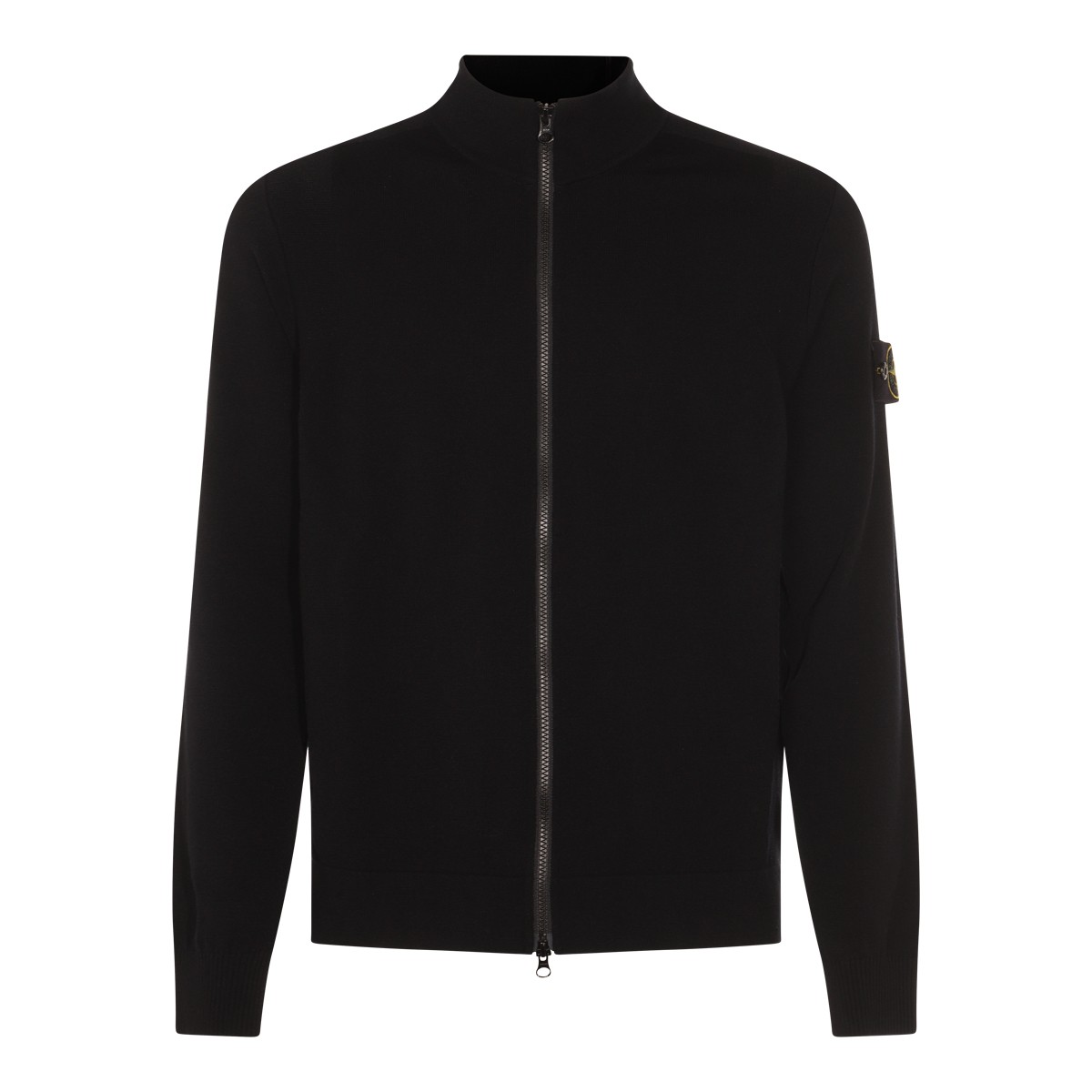 BLACK WOOL KNITWEAR