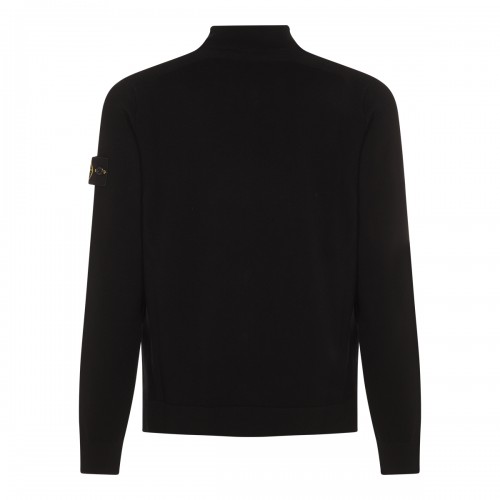 BLACK WOOL KNITWEAR