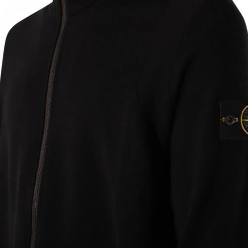 BLACK WOOL KNITWEAR